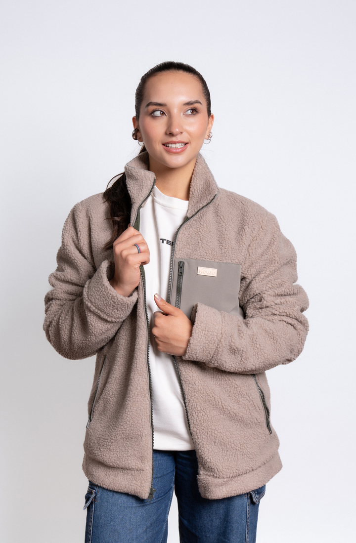 Chaqueta Ovejera Beige