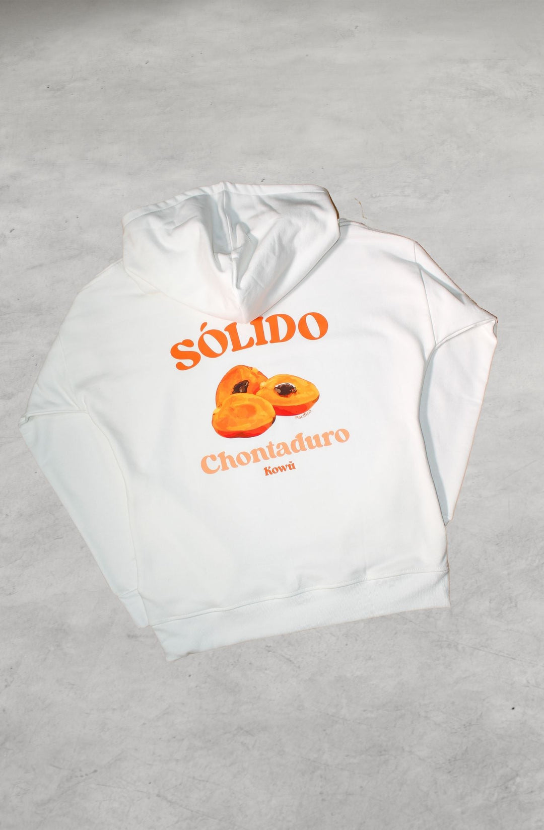 Hoodie Chontaduro Marfil