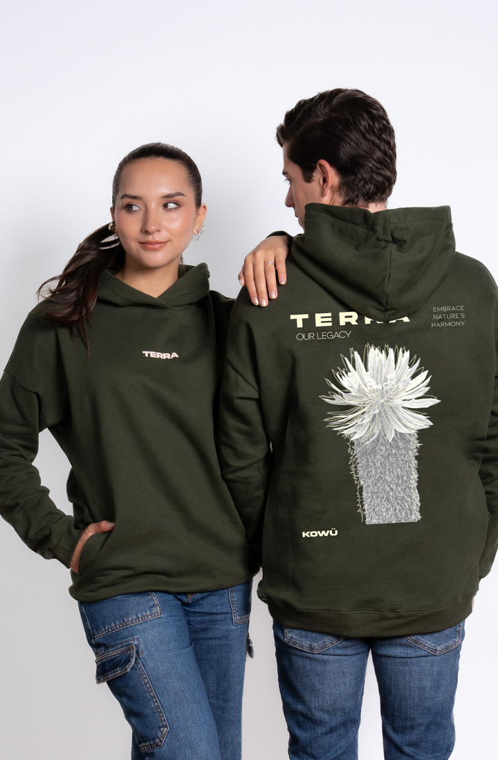 Hoodie Frailejón Verde