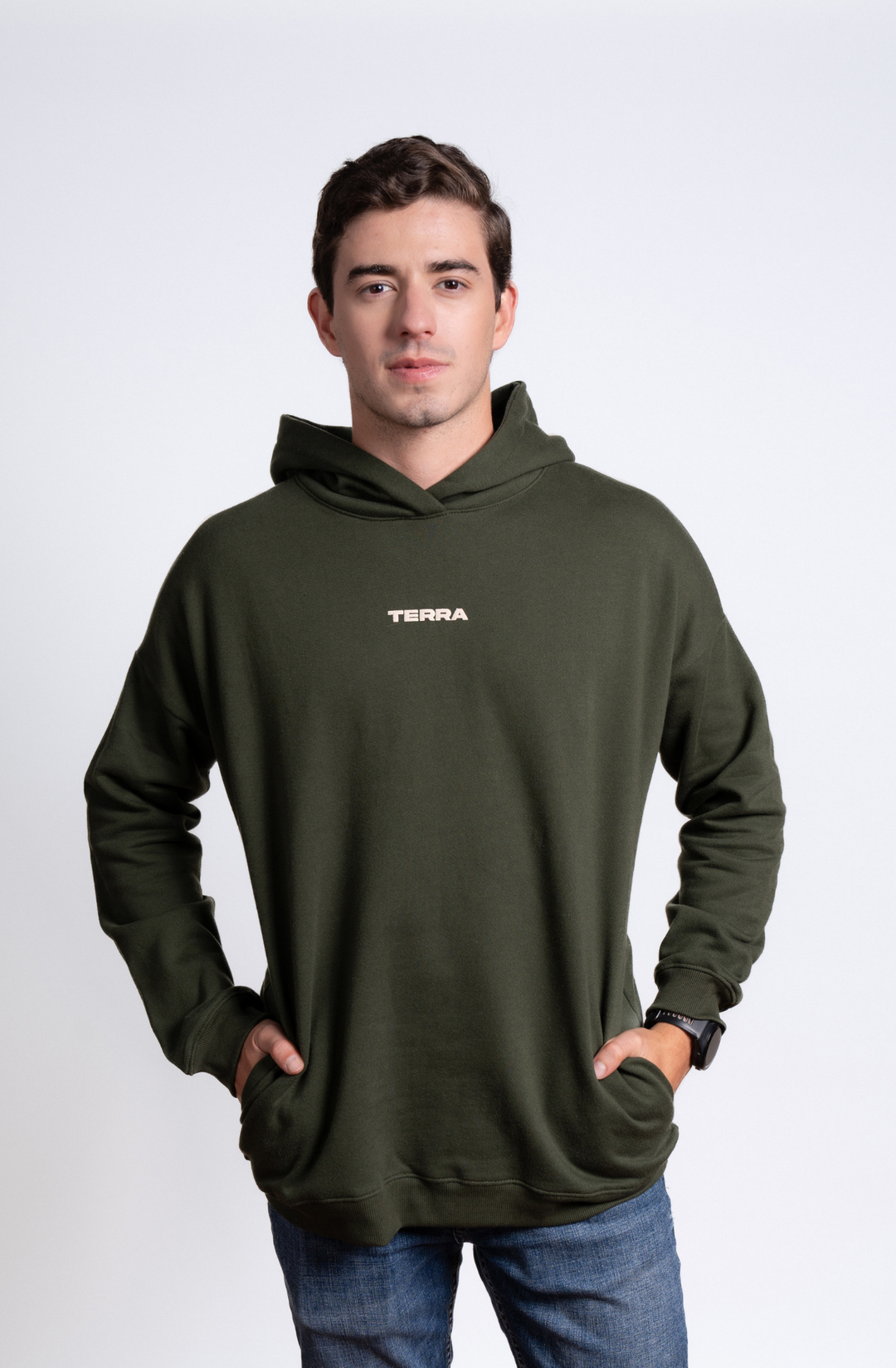 Hoodie Frailejon Verde